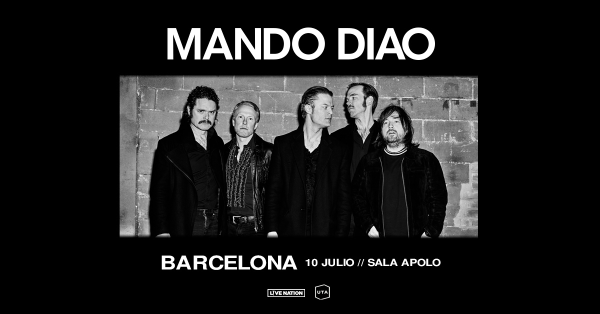 🔥¡@Mando_Diao anuncia su regreso a Barcelona!🔥 Y ya puedes conseguir tus entradas 🙌 Nos vemos el próximo 10 de julio en la @Sala_Apolo Entradas 🎫 bit.ly/3U0k9qB Más info ℹ️ bit.ly/43Wmtnl