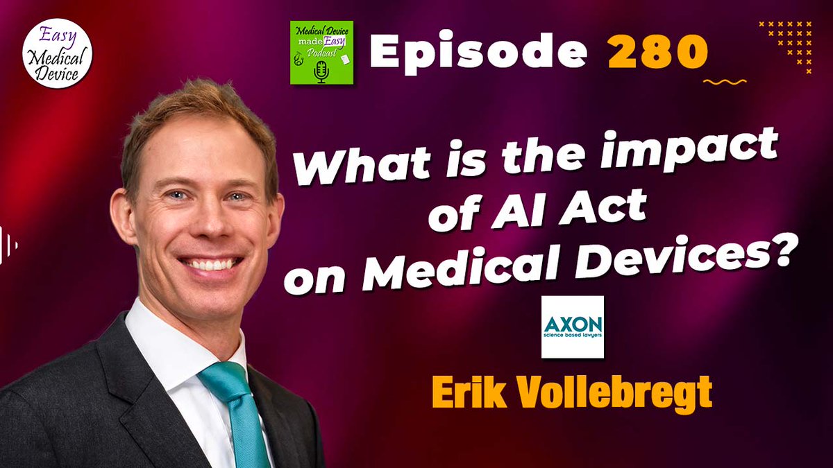 What is the Impact of AI ACT on Medical Devices? with Erik Vollebregt
Check the latest Artificial Intelligence update
podcast.easymedicaldevice.com/280-2/

#medicaldevices #easymedicaldevice #regulatoryaffairs
@elazzouzim @easymeddevice