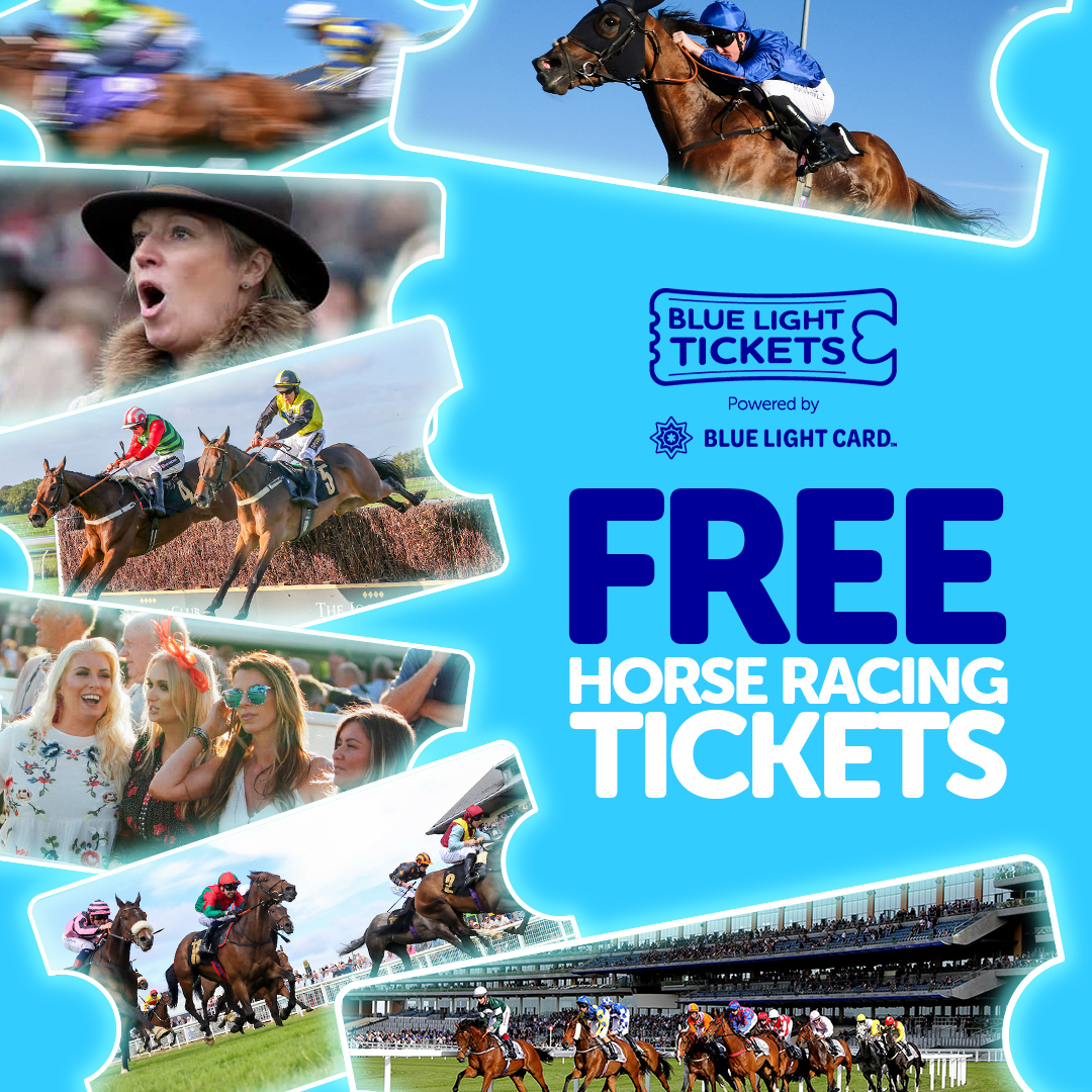 bluelightcard's tweet photo. Couldn't take your eyes off the Grand National at weekend? 🏇

Enjoy your own day out at the races, for free, thanks to #bluelighttickets! 🎟️

Get your tickets to racecourses across the country now. 👇
https://t.co/ERIGRojTKM https://t.co/6J1JLIntEM