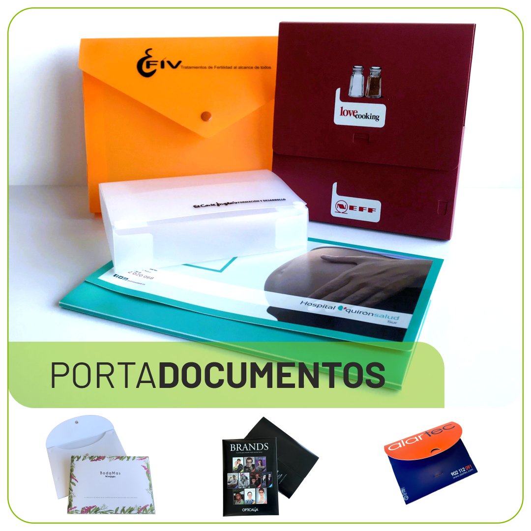 ComercarSC's tweet image. #Portadocumentos, una #solución para entregar #documentación y organizar documentos, proyectos y trabajos.

#Comercar #SomosFabricantes #Personalización #Comunicación #Publicidad  #Marketing #Merchandising #Eventos #ImpresiónDigital #Serigrafía #IFEMA #Aimfap #Promogift #Cprint