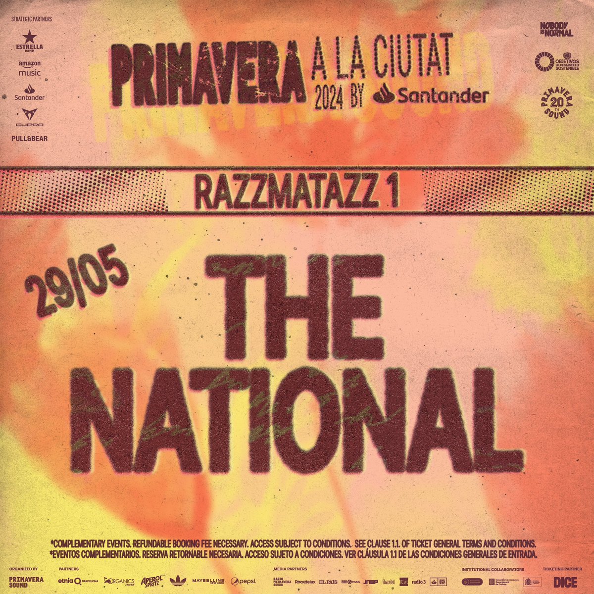 Barcelona — we’re kicking off our summer 2024 tour on 29 May at Razzmatazz as part of Primavera a la Ciutat. Watch @Primavera_Sound for ticket details.