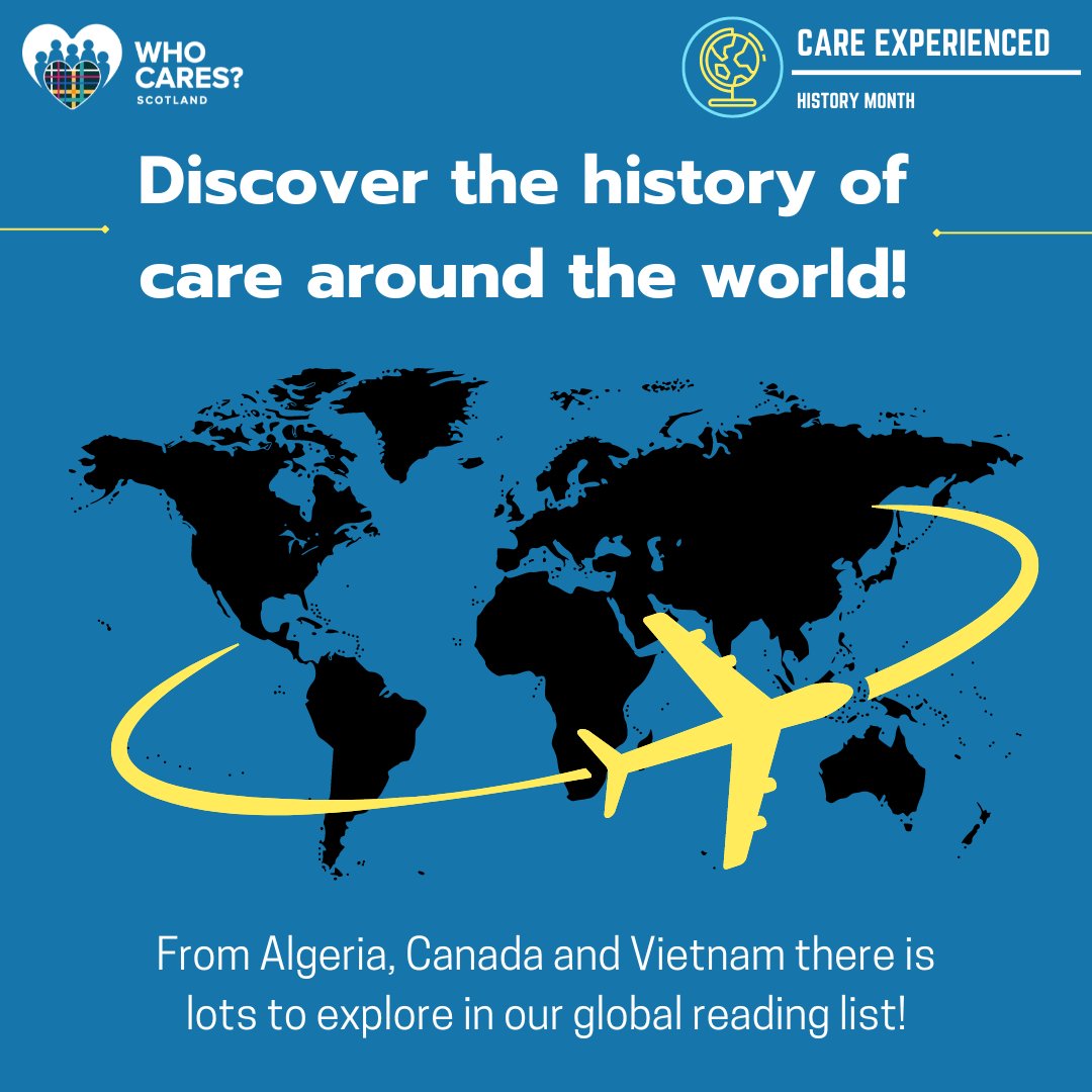 Explore the history of care worldwide with our Global Reading List! Whether you're passionate about understanding different cultural perspectives or learning the history of your own country, this curated list has something for everyone. Check it out now whocaresscotland.org/care-experienc…