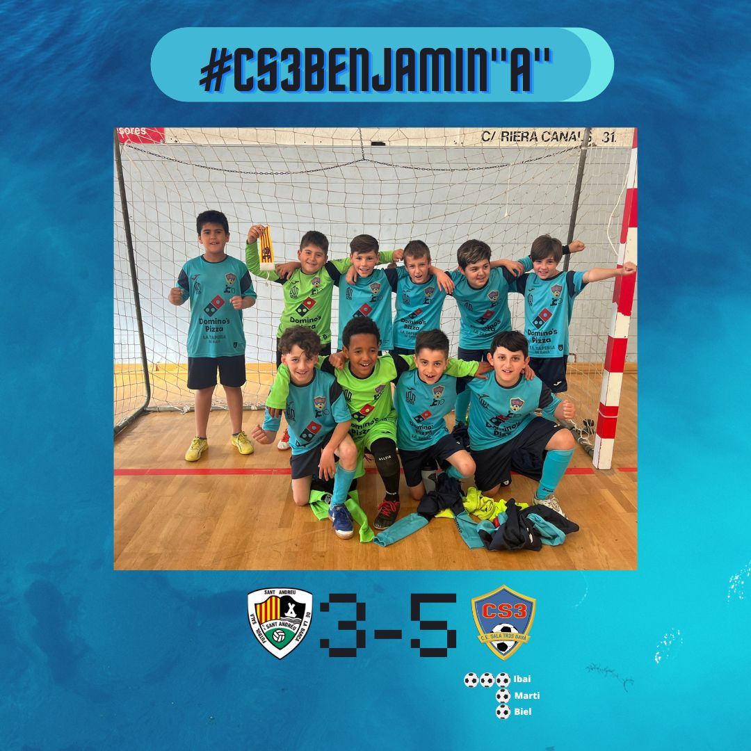 🔵#CS3𝐁𝐞𝐧𝐣𝐚𝐦𝐢𝐧"𝐀"

➡️Nuestro 𝐁𝐞𝐧𝐣𝐚𝐦𝐢𝐧"𝐀" consigue ganar fuera de casa.

#UNIVERSCS3 #CS3Base #CS3 #SalaTr3sGava