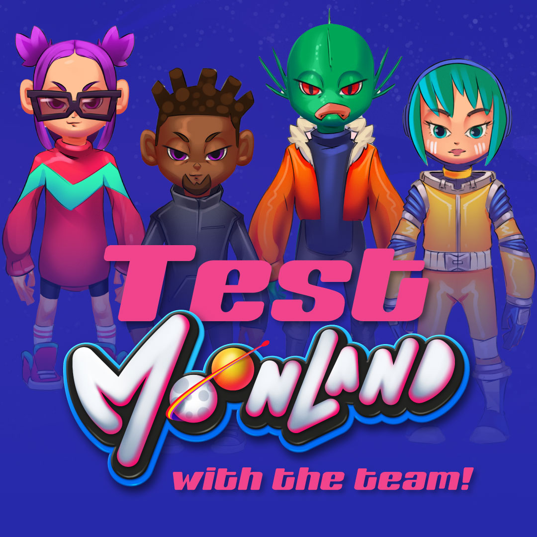 It's time to test out the latest build! 🚀 Join us this Friday at 2 PM EST and play with us in the new Capture The Flag Feature. We're even thinking of maybe hosting a little tournament 👀🔥
Don't miss out on the fun! Join our Telegram. 👩‍🚀 #Moonland #metaverse #cryptogaming #NFTs