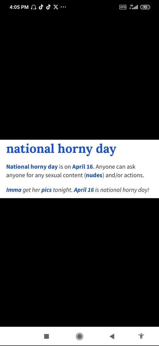 So apparently....

My birthday coincide with the national horny day....

Damn......