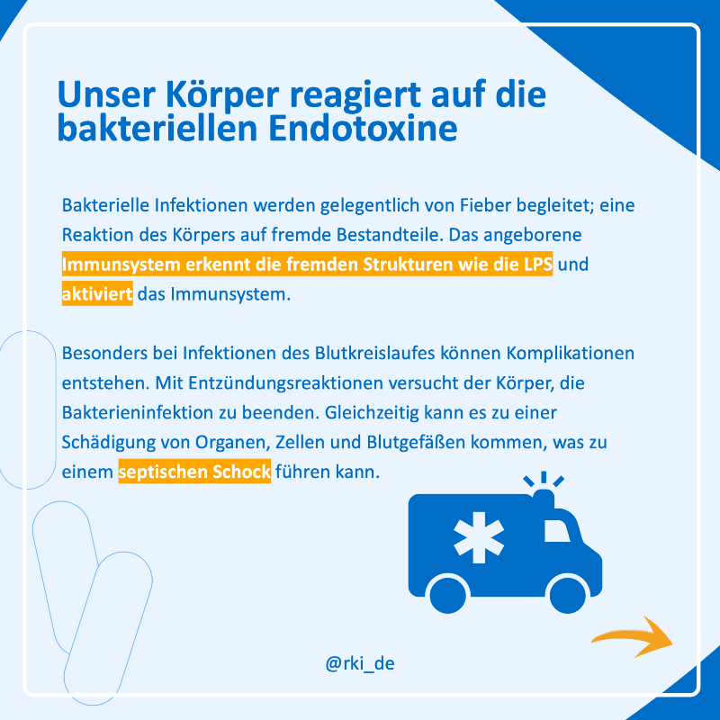 rki_de's tweet photo. 🦠 #Bakterien können sich „maskieren“ und so das menschliche #Immunsystem mit unterschiedlichen Erscheinungsformen täuschen. Dabei spielen #Endotoxine eine entscheidende Rolle.

❓❗️ Welche das ist und wie das Ganze funktioniert, erklären wir kurz &amp; knapp in #WasIstEigentlich. ⬇️