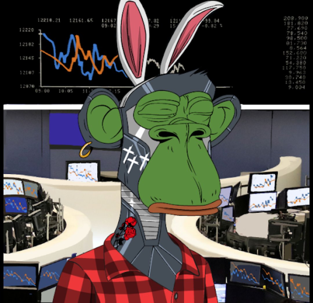 ajgv1975's tweet photo. Gm gm Web3!
Crazy market has everyone running like headless chickens, try to stay focused and undeterred. Y'all have a great Tuesday, tacos sound like a plan!
Greenchip NFTs π©
@PepeApeYC $Kiwi #WeOutside
$SHS #MPYC #PepeWay #PAYC https://t.co/FefwVgyrC3