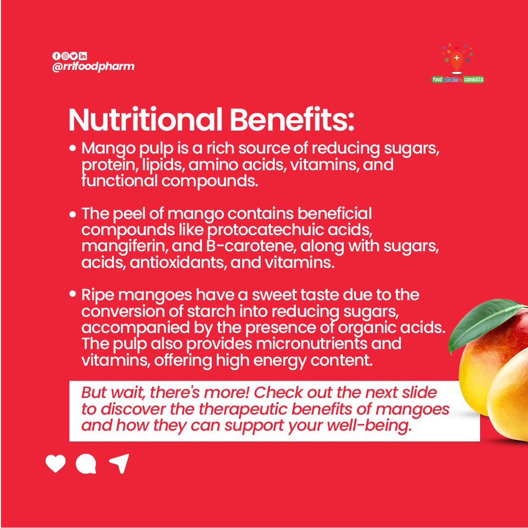 Dive into the royal world of mangoes! 🥭 From its deliciously sweet taste to its abundance of nutrients, mangoes are truly the king of fruits. Discover the nutritional and therapeutic benefits of this tropical delight. #MangoMagic #NutritionBoost #HealthyLiving #trending