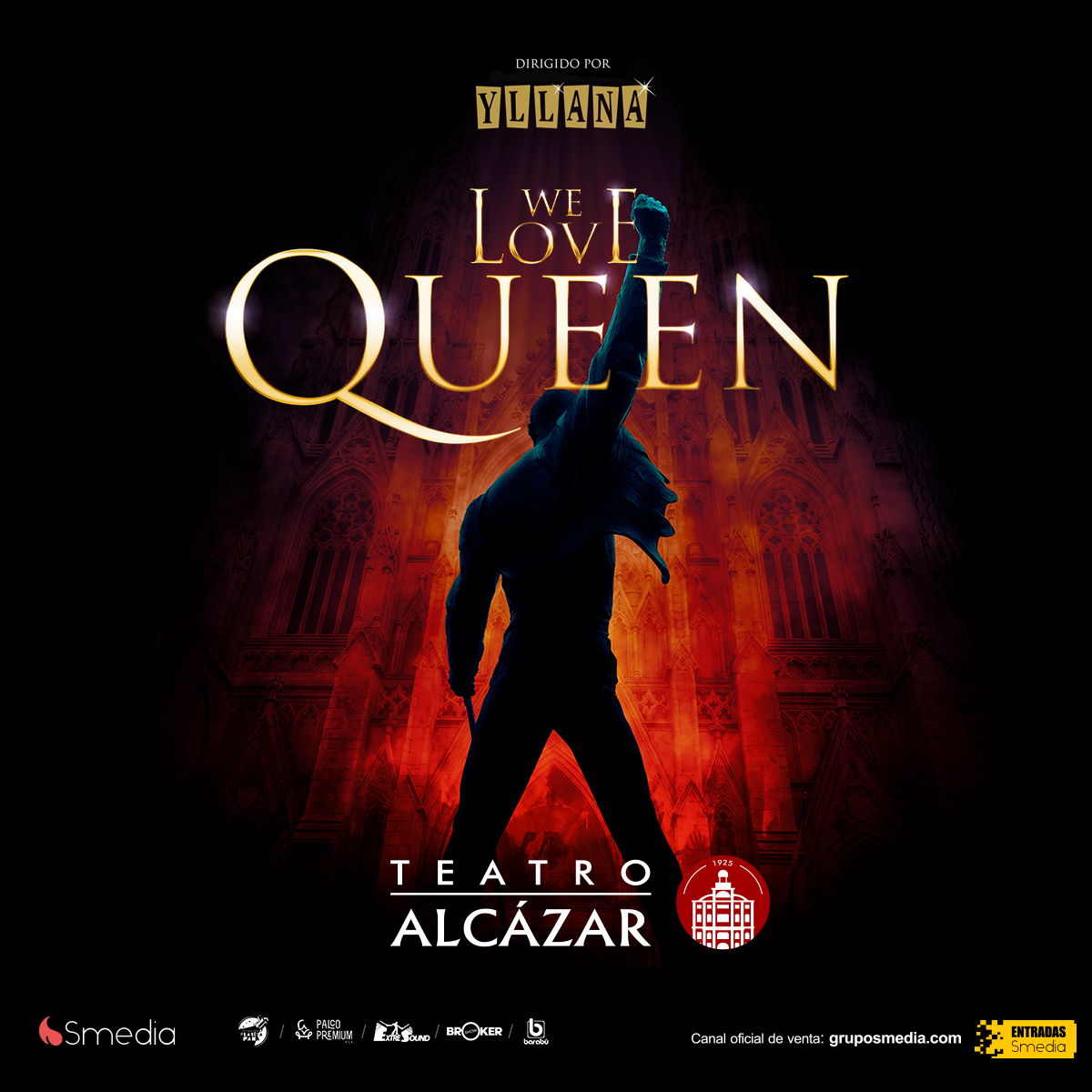 ¡Mañana, por fin, llega #WeLoveQueen en el Teatro Alcázar de Madrid! 🤘 🎟 gruposmedia.com/cartelera/we-l… 🗓 Del 1️⃣7️⃣ al 2️⃣1️⃣ de abril 'We love Queen, el nuevo concepto en homenaje y tributo a Queen sin perder la esencia de las canciones de la mítica banda.' @clubsmedia