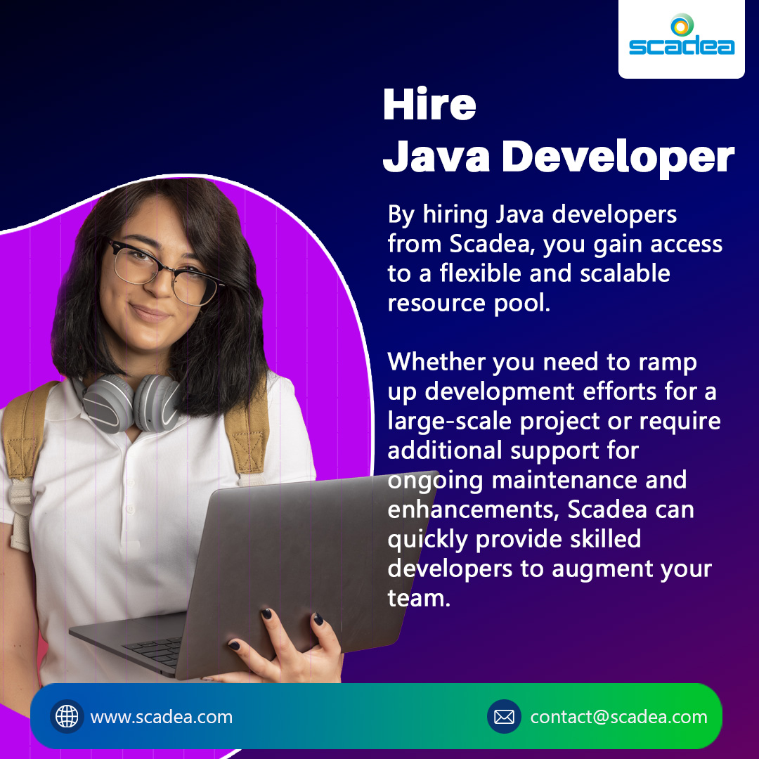 🔍 Looking to elevate your Java development team? Look no further! 

🚀 Hire a skilled Scadea Java Developer and take your projects to new heights! 💻💡 

#JavaDeveloper #TechTalent #ScadeaSolutions #SoftwareDevelopment 🌟
