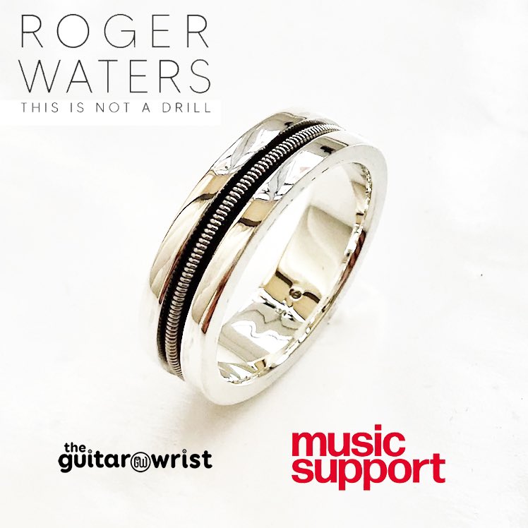We’re proud to team up with Roger Waters “This Is Not A Drill” Tour to create unique jewellery from the played strings to raise crucial funds for the @Musicsupport_uk charity – bit.ly/RWGUITAR