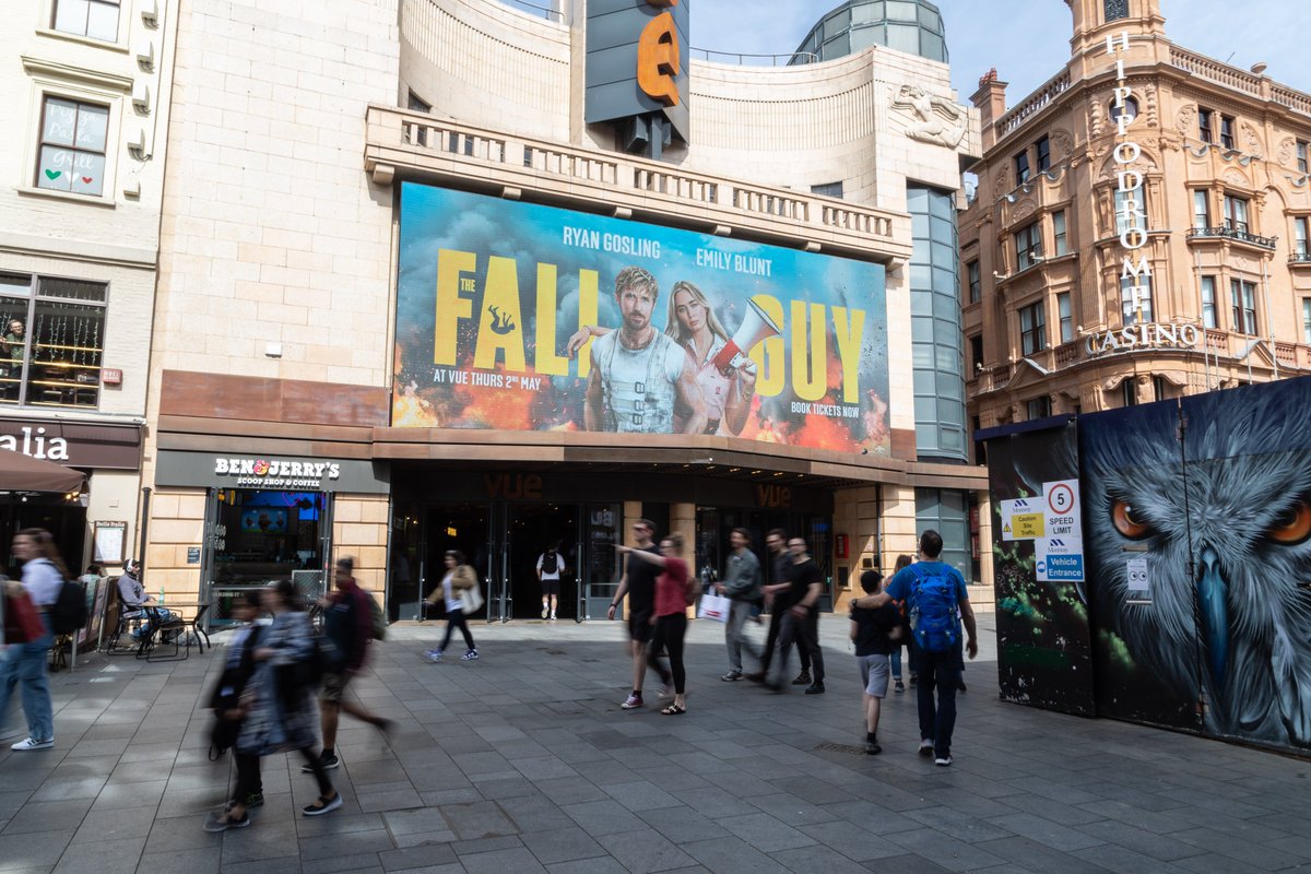 'The Fall Guy' . @TheFallGuyMovie . @OceanOutdoorUK . #ooh #outofhome #advertising #oohmedia #oohadvertising #advertisingphotography