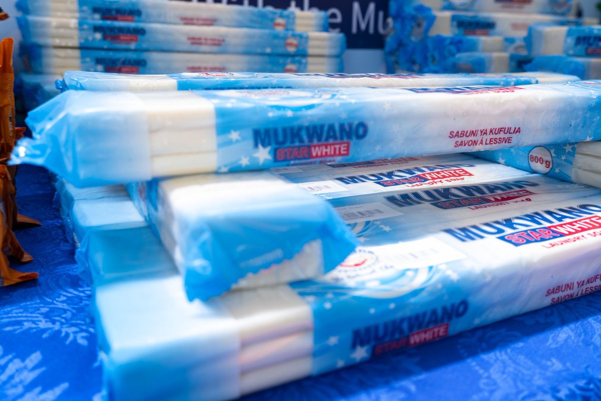 mukwano_ind's tweet photo. Make your laundry days smoother with Mukwano star white!💫✨

Visit the Mukwano factory outlet (Old UMA conference center) - Jinja Road | Call our outlet service line: +256393241822 

#mukwanoindustries #starwhite #barsoap #laundry #homecare https://t.co/RfmeF8keOo