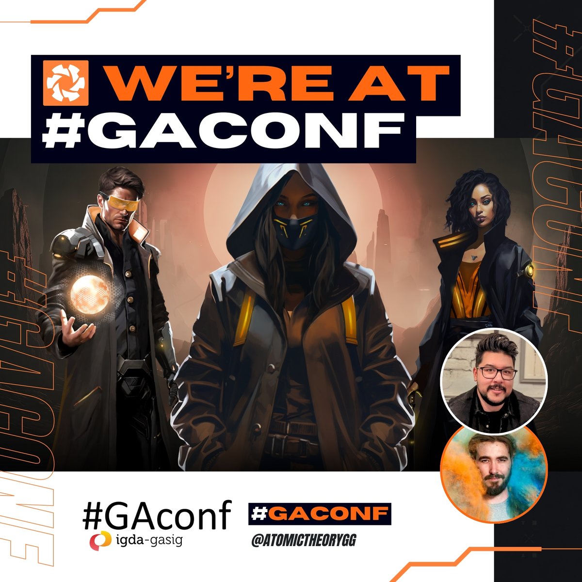 supercollidergg's tweet photo. Atomic Theory's first @GA_Conf We're excited for the great presentations that are lined up!
Catch us @FrancoisSava and @CometGoat and let's chat about promoting inclusive design in game dev😀
#InclusiveDesign #Accessibility #UX #UI #GameDev #AtomicTheory #A11y #gaconf24 https://t.co/qt1AdkP4gR