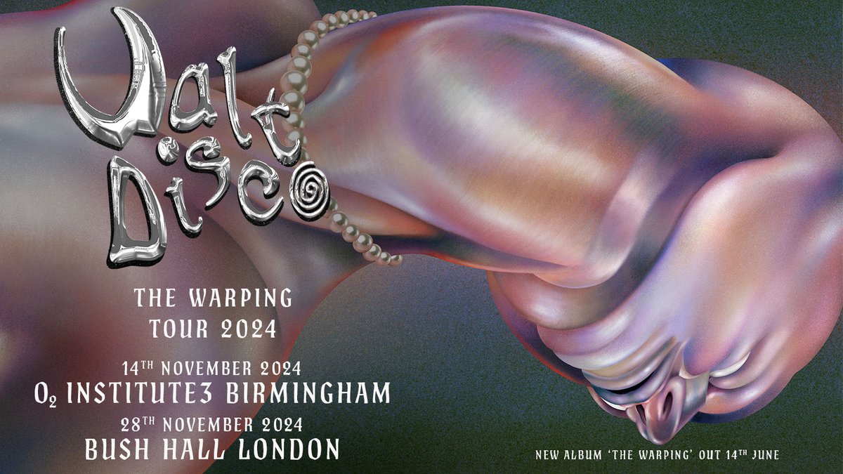 NEW: With their new album ‘The Warping’ set to be released in June, @waltdisco will play @O2InstituteBham 3 and London’s @Bushhallmusic 🔥 Secure tickets in our #LNpresale on Thursday 18th April at 10am 👉 livenation.uk/jVLK50RgThN