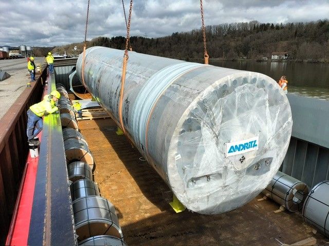 This 60 000 tons per year NextFuel torrefaction reactor is on the way to the factory in Finland. #energy #gamechanger #climatechange #futureofenergy