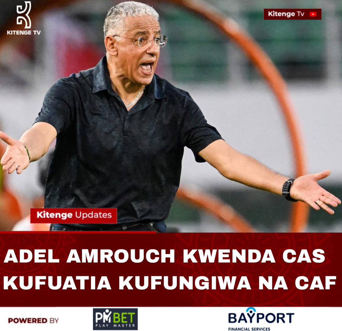 Kocha wa timu ya taifa ya Tanzania ‘Taifa Stars’ Adel Amrouche, anakwenda kukata rufaa katika Mahakama ya Usuluhishi wa Michezo ya FIFA maarufu CAS baada ya kufungiwa mechi nane na Shirikisho la Soka Afrika kutokana na matamshi yake yaliyozua utata katika Mashindano ya Kombe la…