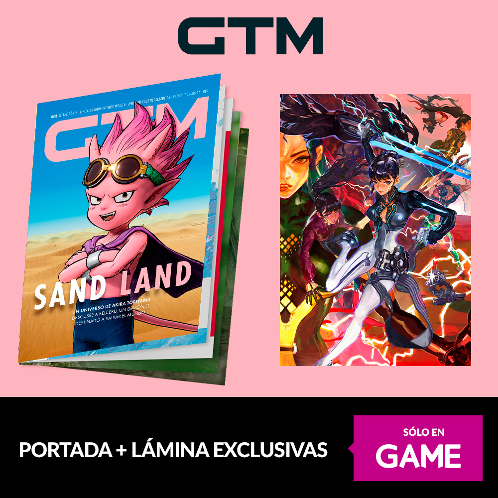 ¡Llega a GAME el número 101 de la revista GTM! En esta ocasión, con portada exclusiva dedicada al genial SAND LAND. 😈🏜 Hazte con ella y disfruta de 132 páginas de puro amor por los videojuegos. 💛 ow.ly/CCCj50Rgala
