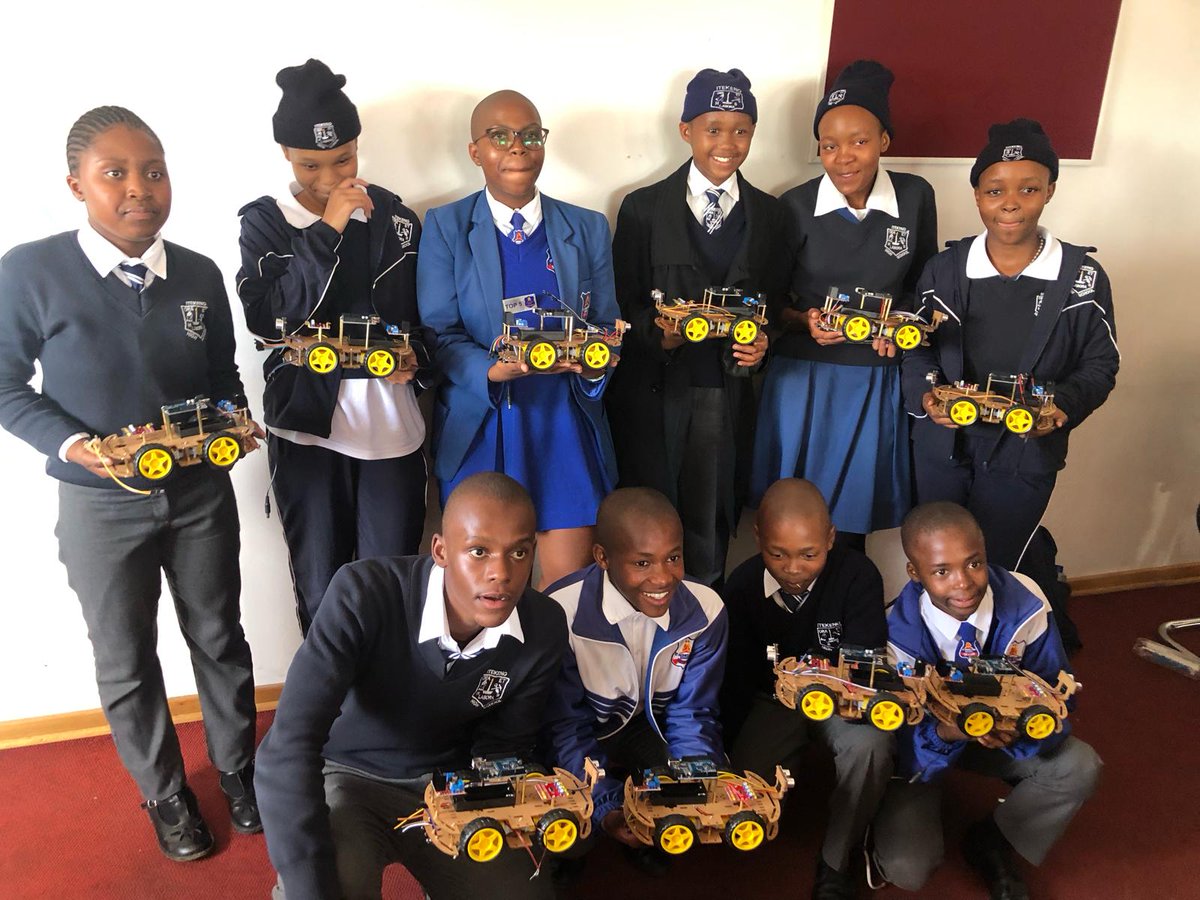 unescoROSA's tweet photo. #Happening_Now! We just launched the @UNESCO #STEMSchoolsNetwork to enhance &amp; strengthen robotics &amp; #3Dprinting in schools.

We're hosting a #STEM &amp; #Robotics bootcamp in #Lesotho for learners as a way of promoting the #Engineering field.

Let's catch them young! 

@NishaIndica https://t.co/2B5oBSoh4h