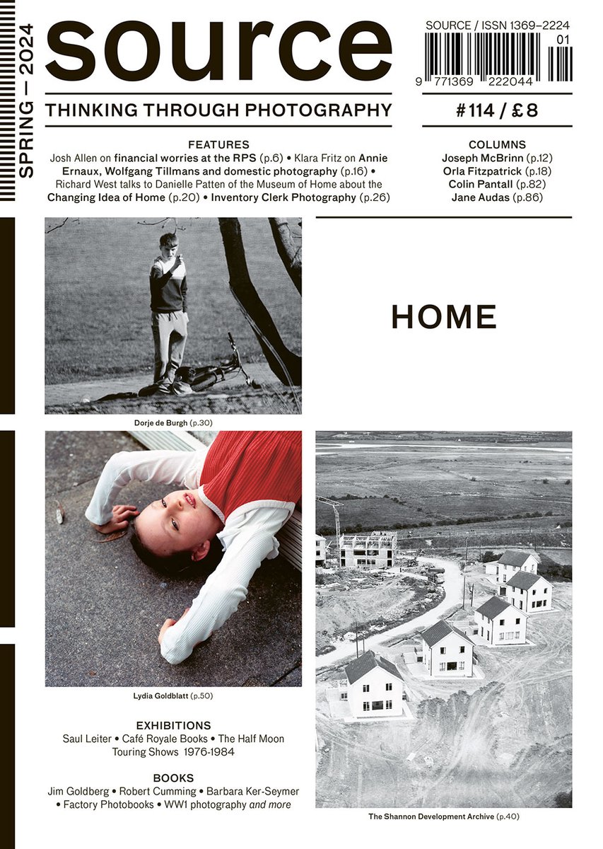 Introducing Source Issue 114 'HOME' (Spring 2024). Read the full editorial & contents online. Now available to pre-order source.ie Images by Dorje de Burgh, Lydia Goldblatt & Shannon Development archive #thinkingthroughphotography