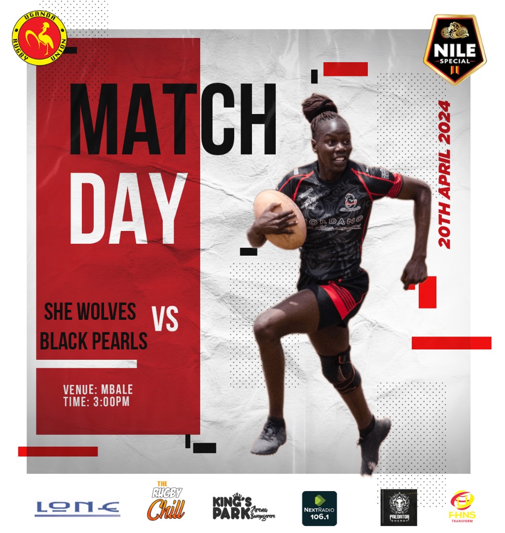 WEEK ELEVEN of the @UgandaRugby women's league!!! We travel to Mbale to take on 6th placed @shewolvesrfc. Kick-off is at 3.00pm. #BlackPearlsStrong 🖤♥️ #LONEAfrica #TheRugbyChill