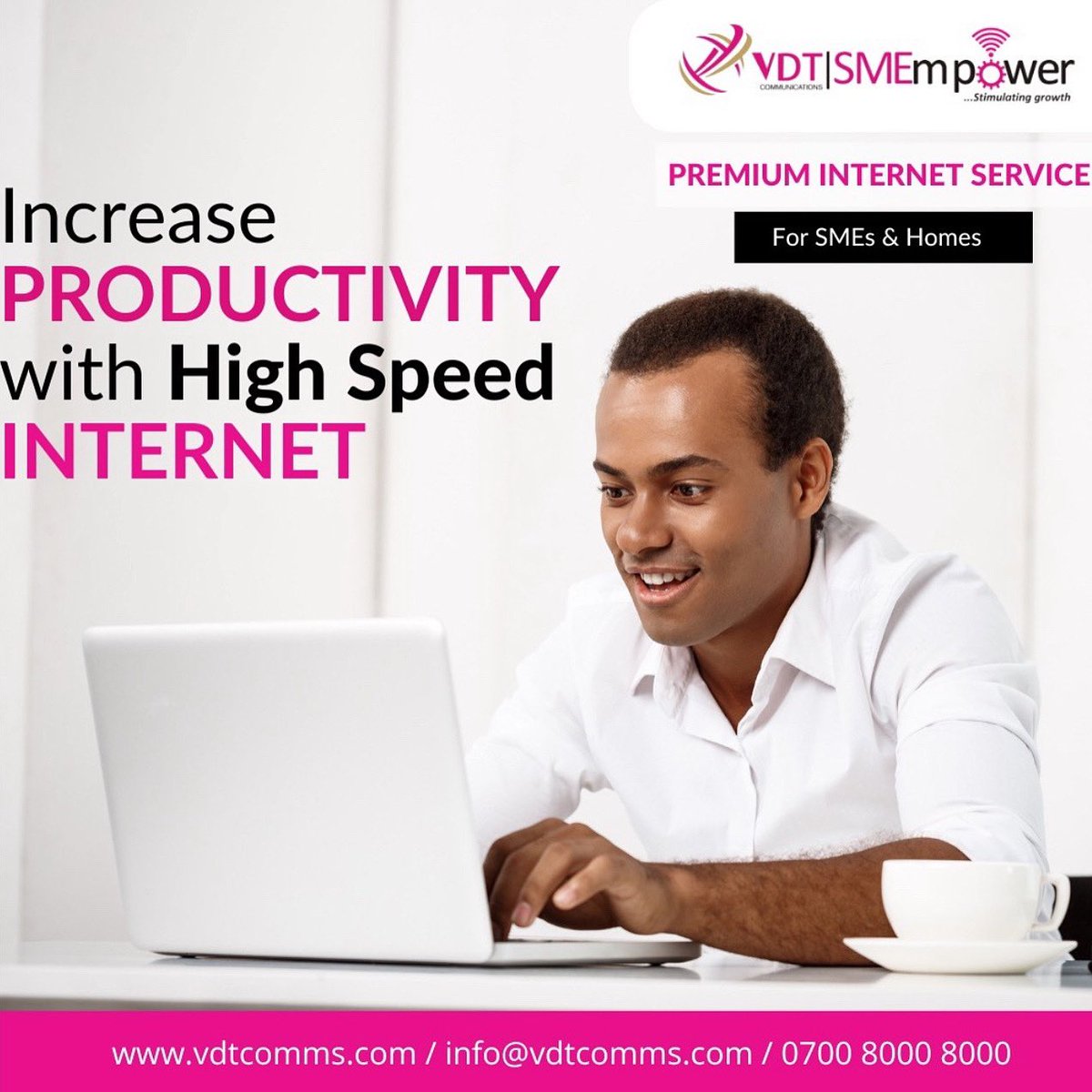 Having a stable connection to the internet is paramount in building a business today.
Find new customers, ensure optimal collaboration with your team and get things done seamlessly when you connect with US!

#vdtcomms #broadbandinternet #productivity #highspeedinternet