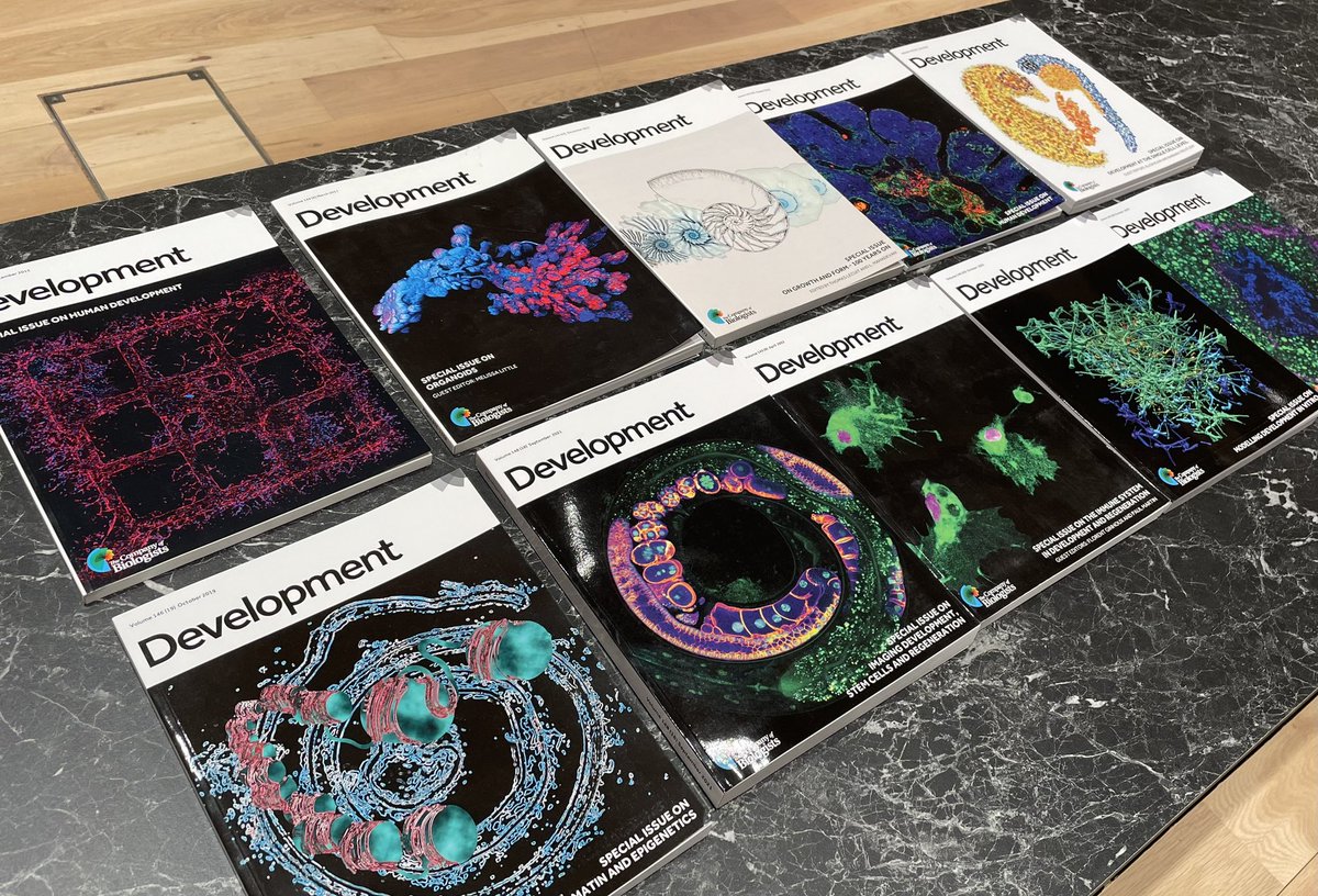 Our journal @Dev_journal has published many special issues over the past few years, including topics like #metabolism, #imaging, #stemcells and #regeneration. If you’re interested in any of these issues, visit our stand at the @_BSDB_ @GenSocUK meeting and pick up a free copy.
