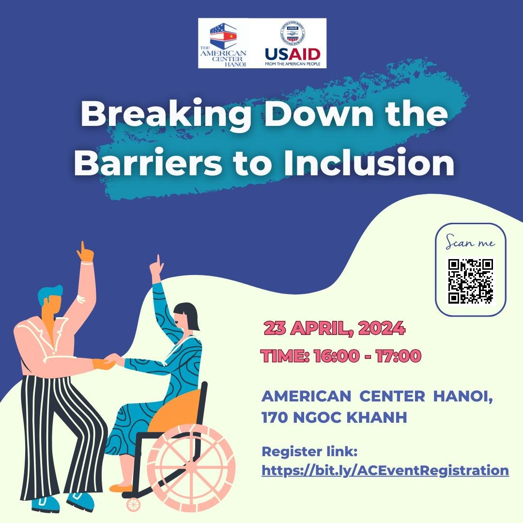 To celebrate Vietnam’s National Day for Persons with Disabilities, the U.S. Embassy in Hanoi will host a talk with a local champion advocating for the full societal inclusion of people with disabilities, Ms. Hiếu Lưu! Register here creatorapp.zohopublic.com/pashanoi/form/…