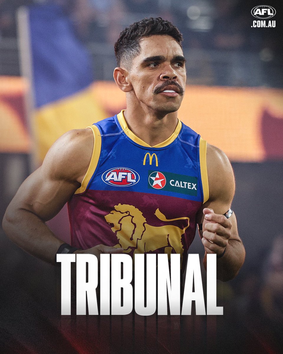 Charlie Cameron is free to play in Brisbane's round six clash with Geelong after his one-match ban for rough conduct was downgraded to a fine at the AFL Tribunal. Details: afl.com.au/news/1110271