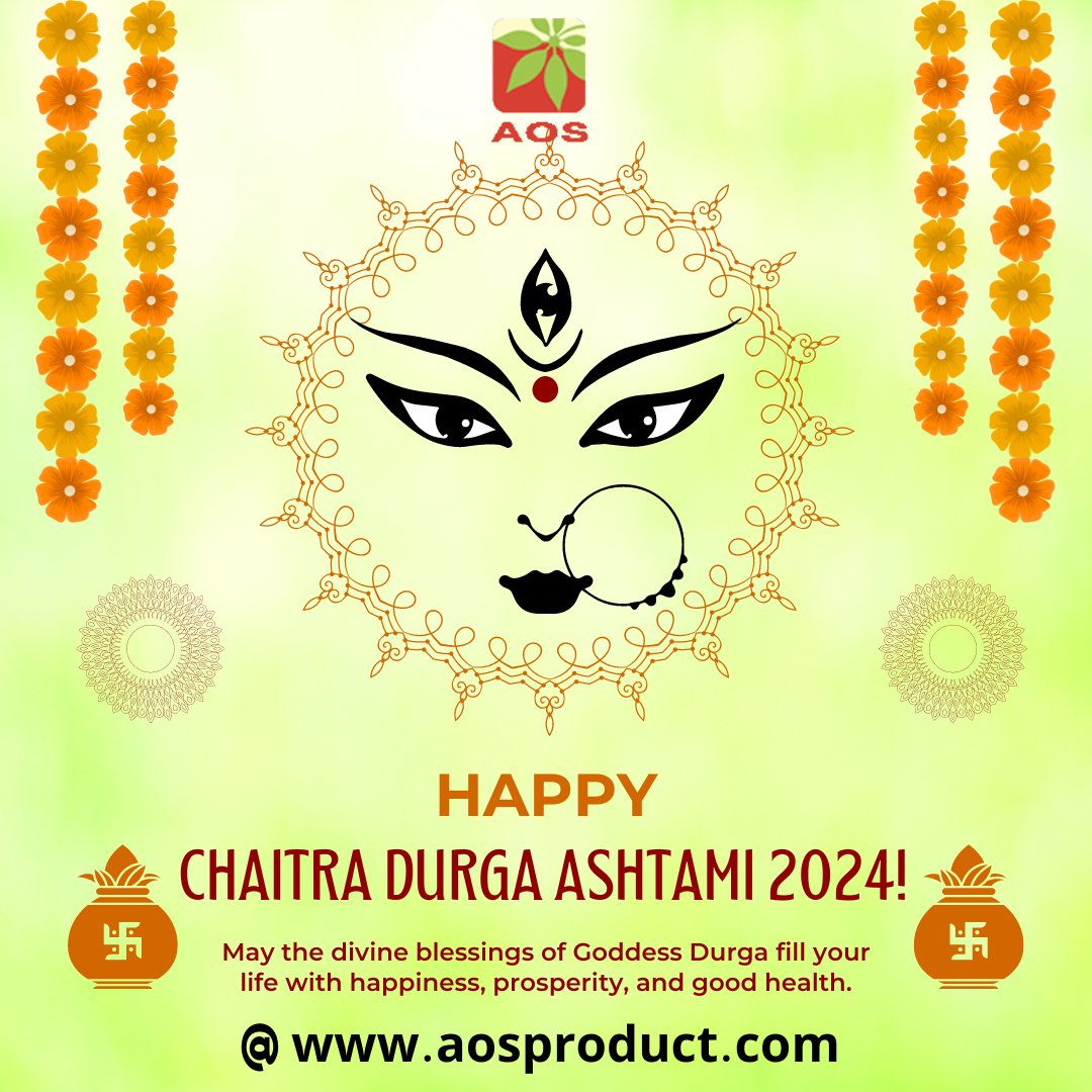 Happy Chaitra Durga Ashtami 2024!

Let the divine Energy of Durga Ashtami bring peace and harmony to your life and your loved ones.

Thanks and Regards,
AOS Products Private Limited

#DURGAASHTAMI2024 #ASHTAMI2024 #GoddessDurga #Ashtami #ChaitraDurgaAshtami
#Wishes