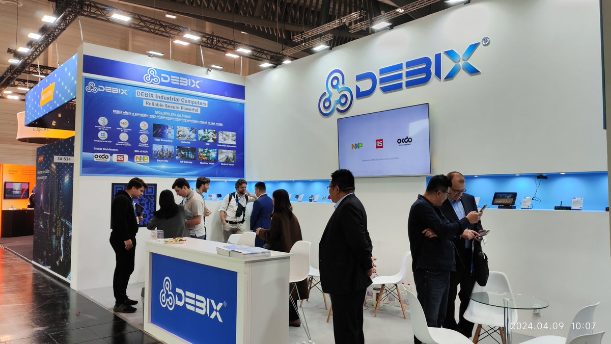 Thrilled to showcase our newest industrial computers at Embedded World! Great connecting with attendees from across the globe. Can't wait for the next one! Huge thanks to everyone who stopped by!
#DEBIX #ew24