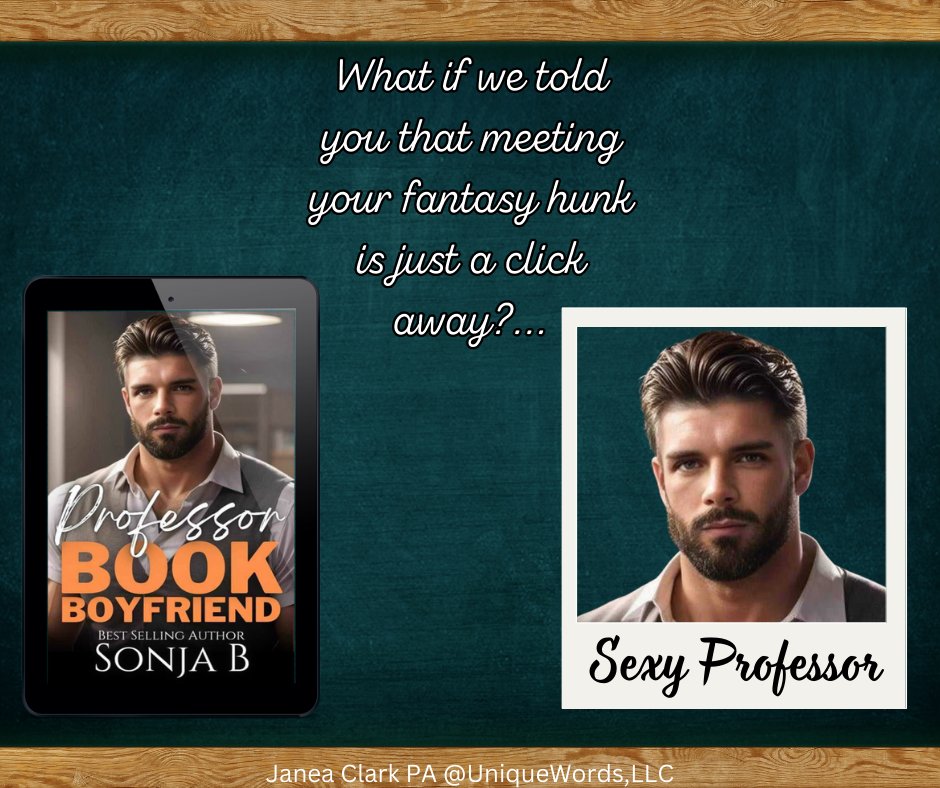 ‼️‼️PRE-ORDER ALERT ‼️‼️ Professor: Book Boyfriend Dating Agency by Sonja B ⬇️⬇️ amazon.com/gp/aw/d/B0CZJH… @SonjaB03660875 @UniquelyYours2