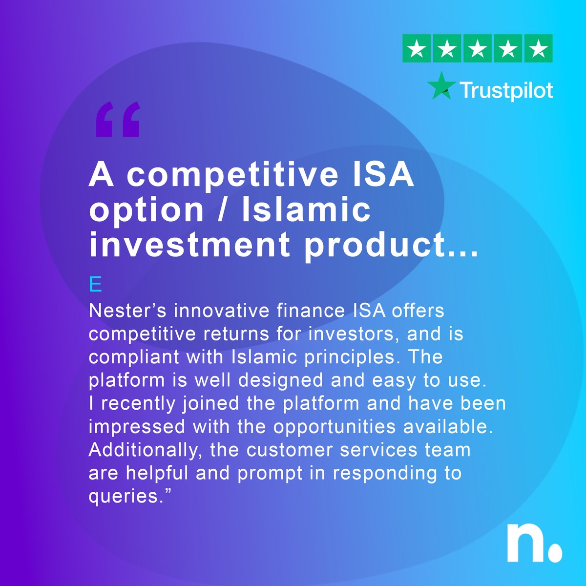 Trust is everything at the heart of Nester. Read our reviews on trustpilot.com

Don't invest unless you're prepared to lose money. This is a high-risk investment. You may not be able to access your money easily and are unlikely to be protected if something goes wrong.