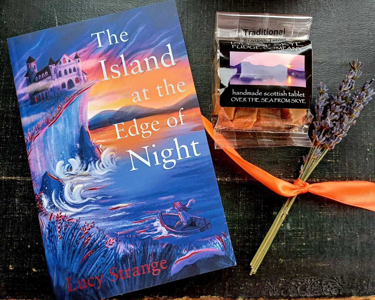 #GIVEAWAY to share the book launch love!! 🧡🧡🧡 I have one pack of very special <a href="/SkyeFudge/">Skye Fudge</a> left so I thought I'd give it to a lovely reader, along with a signed and dedicated copy of The Island at the Edge of Night, and a wee bunch of lavender! Follow and RT by midnight Fri 19/4