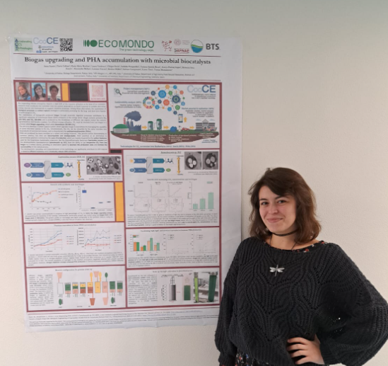 UniPD and BTS Biogas brought the latest advancements related to WP4 of the CooCE project at #Ecomondo, in Rimini, Italy - results obtained by Flavio Collura, Maria Silvia Morlino, and Anna Santin, in collaboration with BTS Biogas, were presented #bioplastic #necator #CO2capture