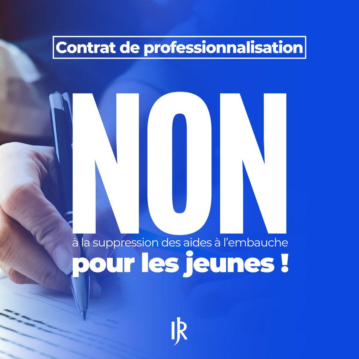 ❌ Non à la suppression des aides à l'embauche pour les jeunes en contrat de professionnalisation ! 👉 C'est une aide efficace pour l'insertion pro : sur 100 000 jeunes par an, 3/4 d'entre eux ont un emploi 6 mois après leur contrat. Macron, Président des jeunes ?