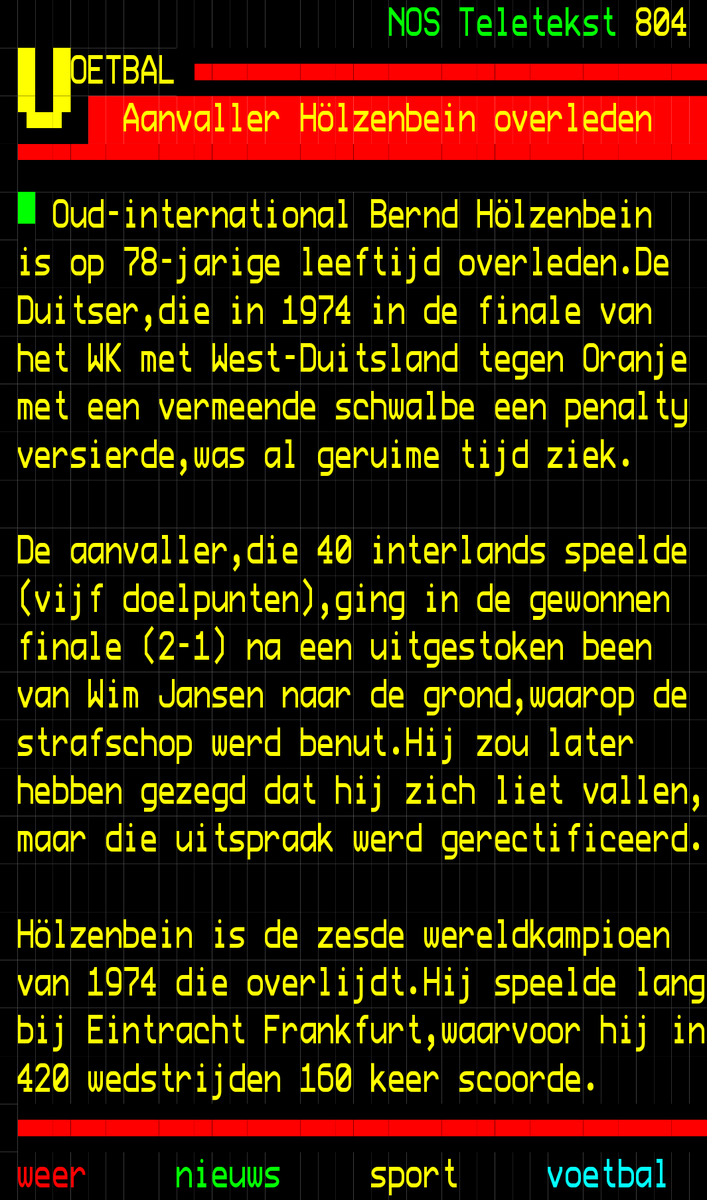 Helaas weer een topper uit de selectie van  1974 overleden... <a href="/donvanderveen/">Don van der Veen</a> <a href="/afglampe/">Andre Lampe</a>