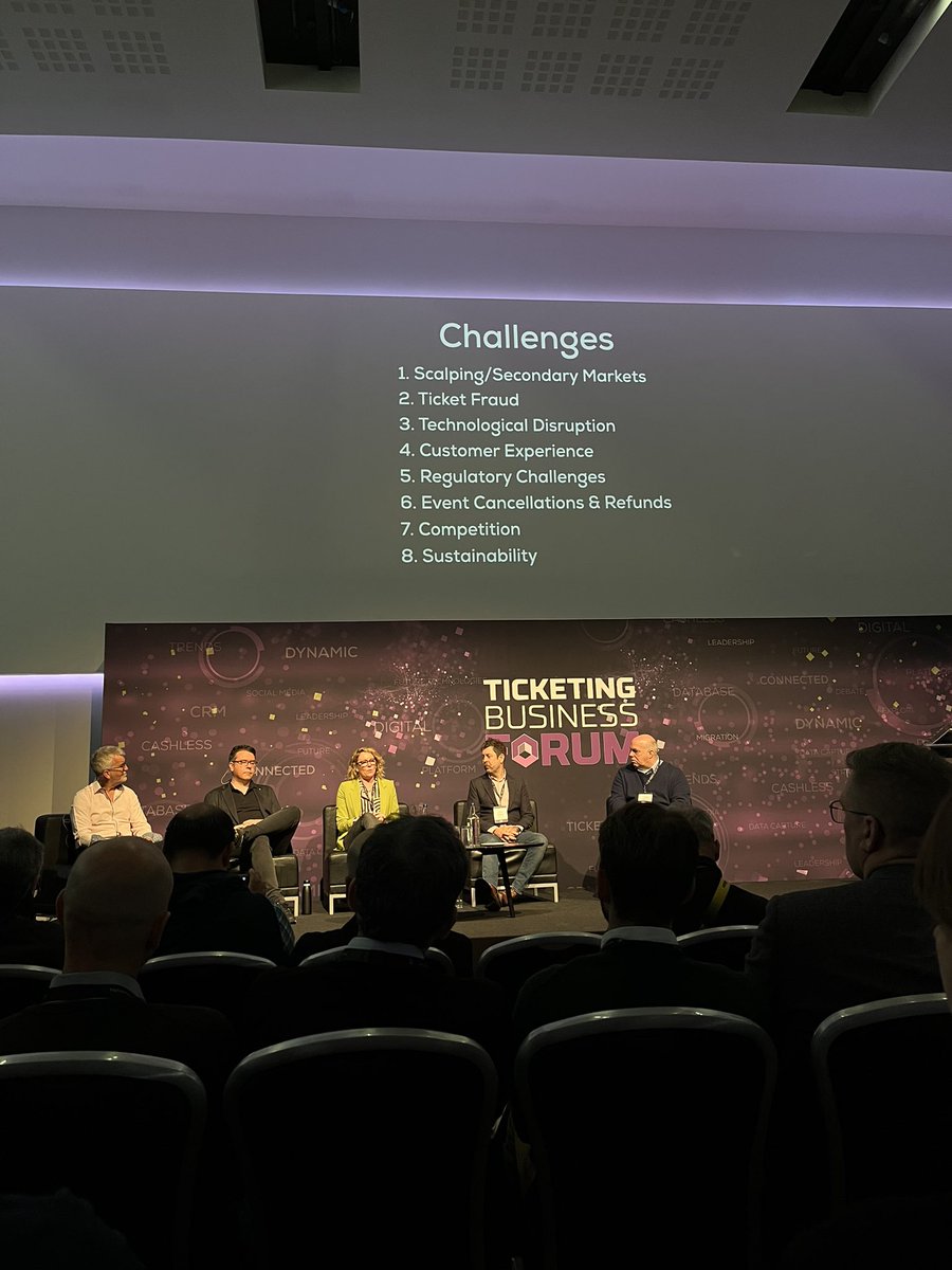 Trends and challenges as suggested by AI at the Ticketing Business Forum #TBF24 

Pretty interesting discussion!