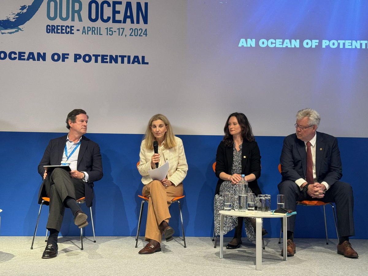 HAPO is excited to participate to the 9th @OurOceanGreece conference in 🇬🇷. Ms. Ismini Bogdanou, Director of communication of @hapo_official participated to a panel discussion organized by @EBCD_bxl and presented the Role of Sustainable Aquatic/Blue Foods in The Green Transition!