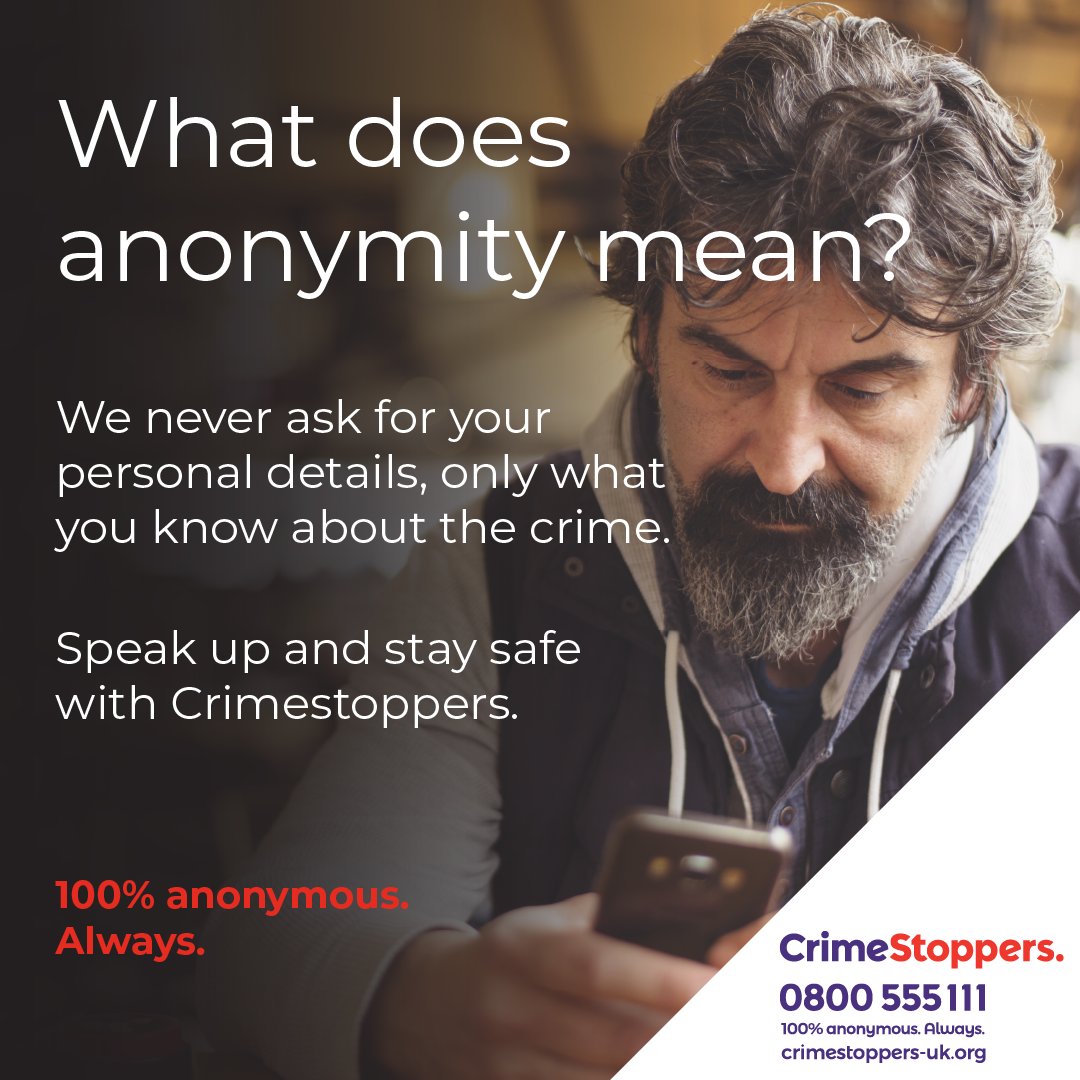 We’re 100% anonymous. Always. We provide a unique and trustworthy service, online or over the phone. We’re here 24 hours a day, 7 days a week, 365 days a year: bit.ly/GivingInformat…