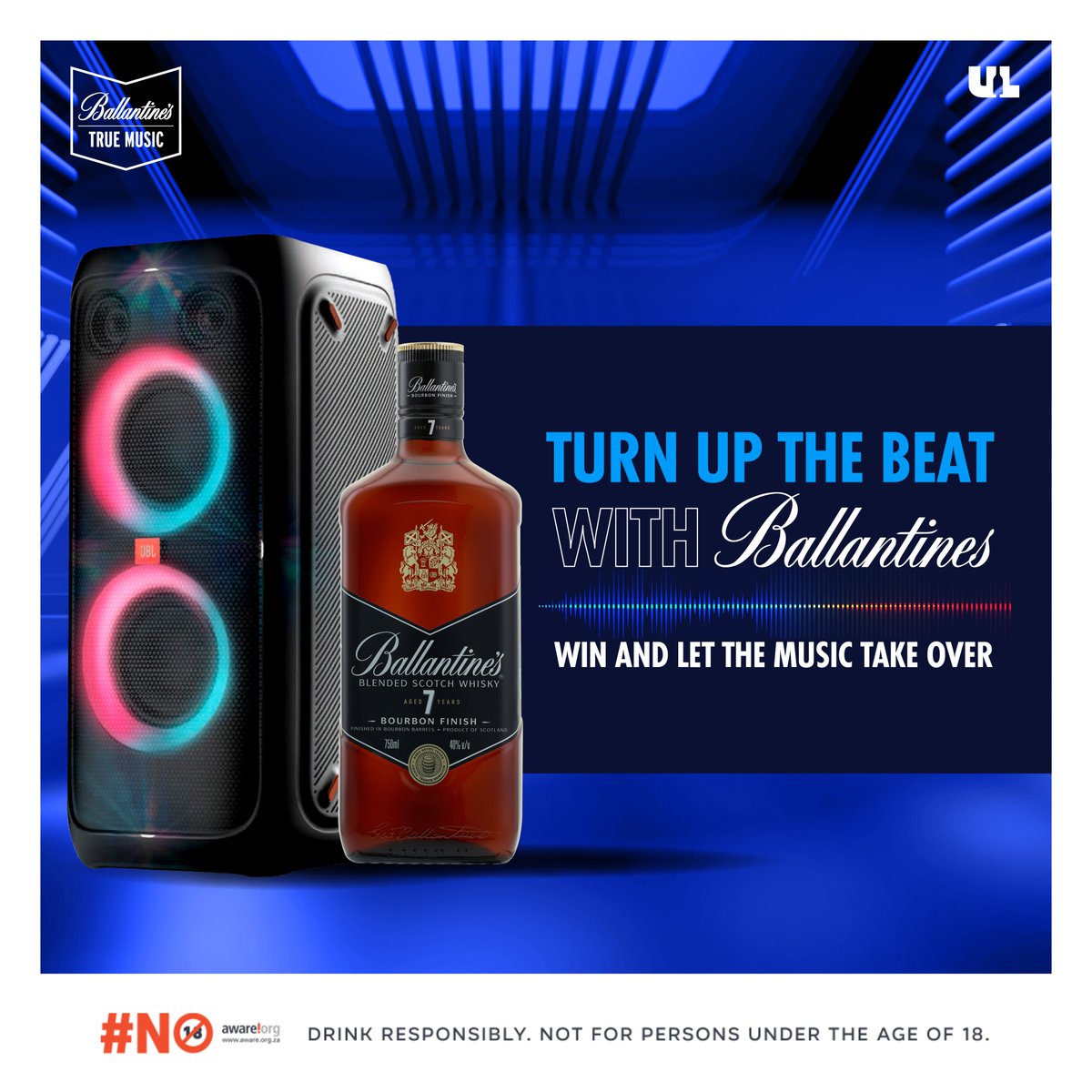 ultraliquors's tweet photo. Turn up the beat &amp; get the party started with Ballantine's! 🎶🥳 Simply tell us: which 5 songs would you play to make a moment unforgettable while enjoying a glass of whisky? 🥃 Share your playlist in the comments below using #BallantinesBeats for a chance to #WIN a JBL PartyBox! https://t.co/T8GfSSTY1x