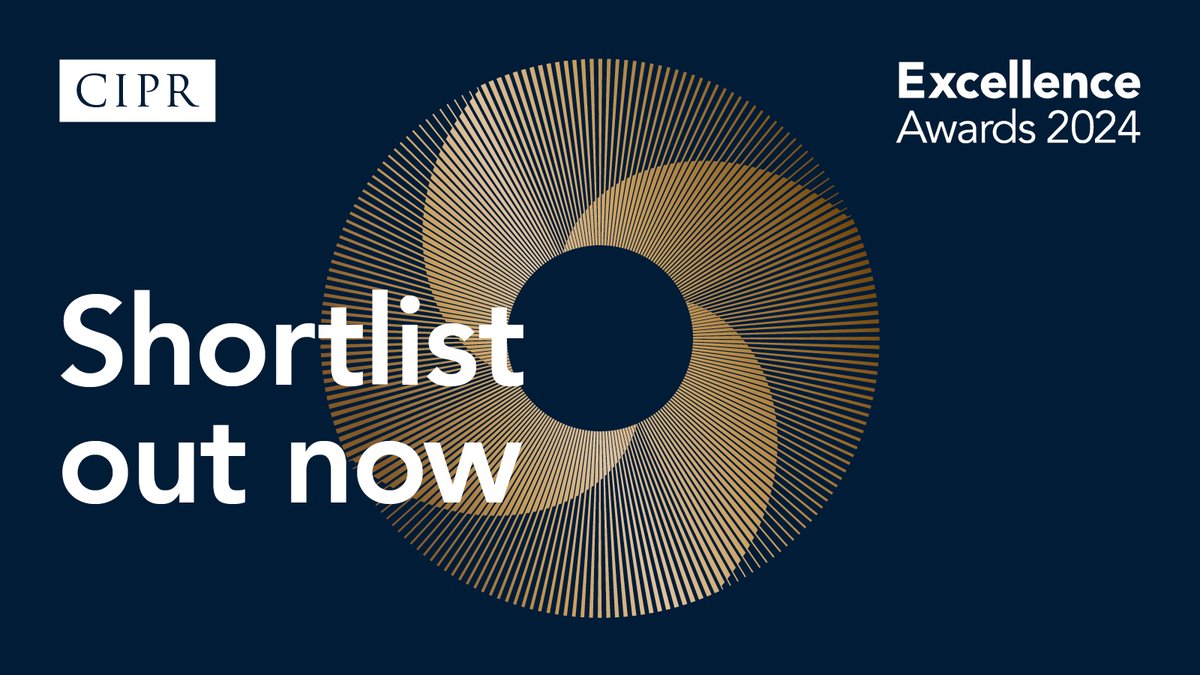 CIPR_Global's tweet image. The shortlist for the CIPR’s 40th Excellence Awards has been announced.
 
132 organisations and PR pros will compete across 30 categories with the winners being revealed during the live ceremony on the 26 June.
 
Find out more: bit.ly/3UjrItV