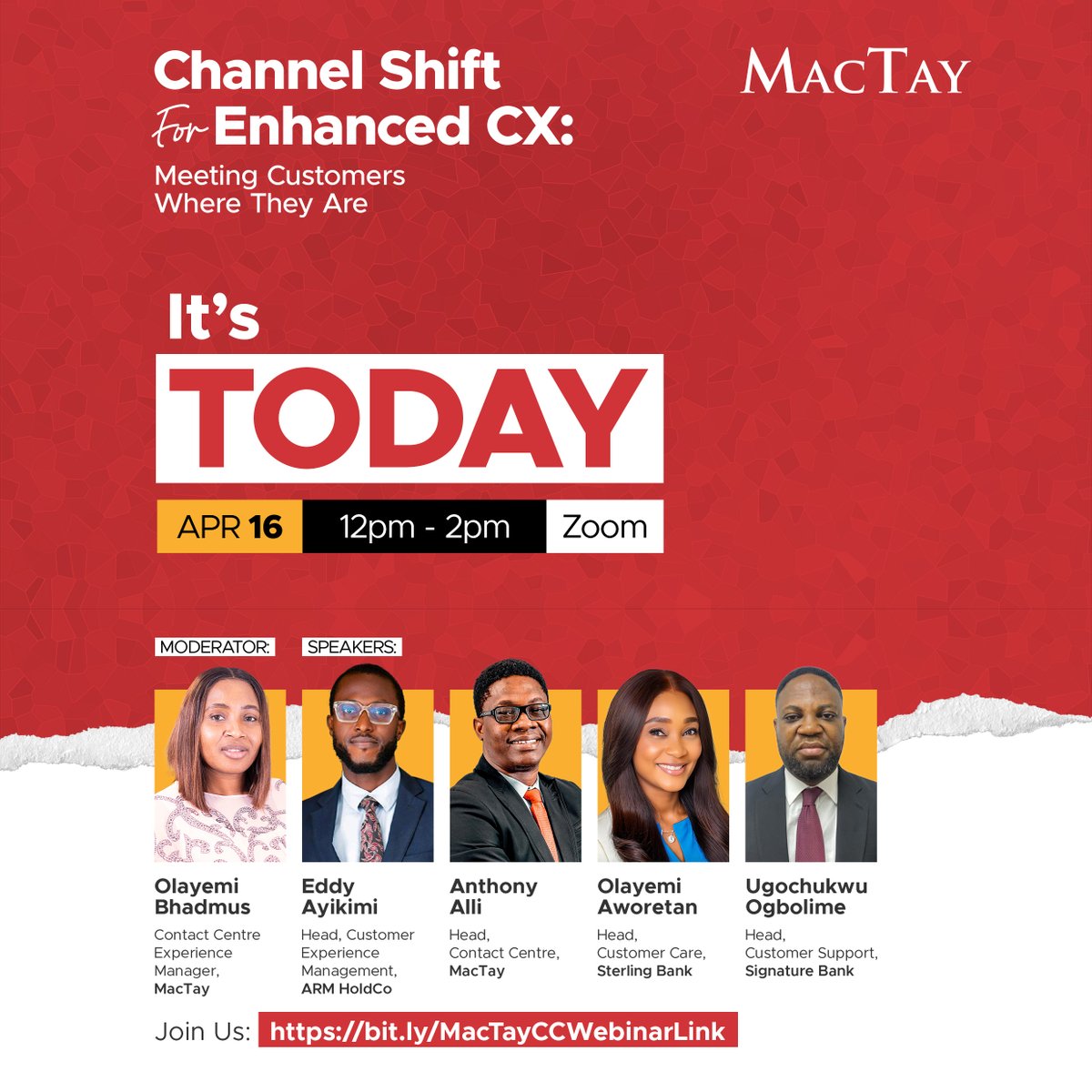 MacTayconsult's tweet photo. Our webinar "๐๐ต๐ฎ๐ป๐ป๐ฒ๐น ๐ฆ๐ต๐ถ๐ณ๐ ๐ณ๐ผ๐ฟ ๐๐ป๐ต๐ฎ๐ป๐ฐ๐ฒ๐ฑ ๐๐ซ: ๐ ๐ฒ๐ฒ๐๐ถ๐ป๐ด ๐๐๐๐๐ผ๐บ๐ฒ๐ฟ๐ ๐ช๐ต๐ฒ๐ฟ๐ฒ ๐ง๐ต๐ฒ๐ ๐๐ฟ๐ฒ" kicks off in a few hours.
Time: 12-2pm
Zoom Webinar Link: https://t.co/EajHlvEzNA
#MacTay #CXspecialist #cxmanagers #contactcentremanagers #CX https://t.co/JTyhSDZLcn