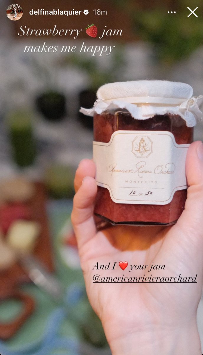 Imagine being the first 50 people to receive American Riviera Orchard Jam. Some people have all the luck