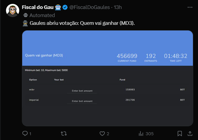 Fiscal do Gau 🤖 (@FiscalDoGaules) / Posts / X