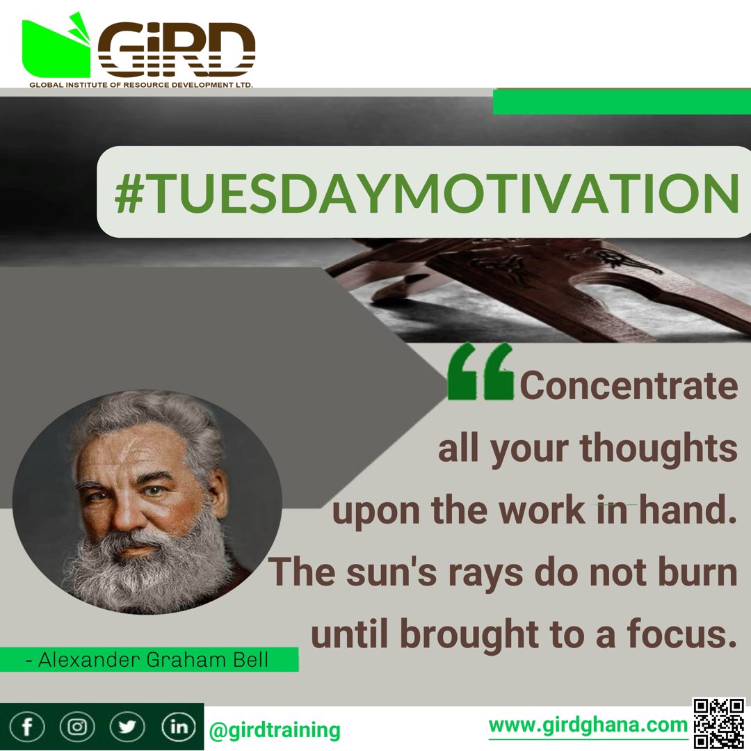 girdtraining's tweet photo. Focus is the key to igniting your potential. Have a fruitful day!
#TuesdayMotivation
#WorkInFocus
#GiRDTraining https://t.co/uKUeWYce7Z