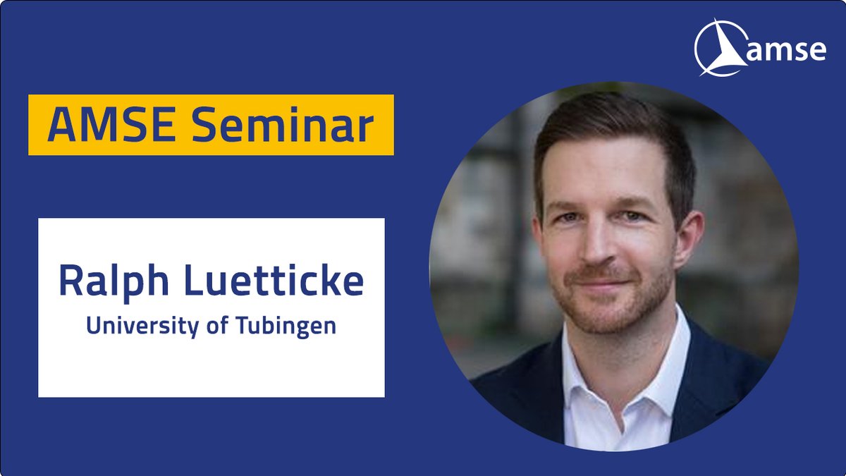 Macro and Labor Market Seminar | Foreign Portfolios and Domestic Business Cycles with Heterogenous Agents 🗣️Ralph Luetticke (@RalphLuet), @uni_tue 📅April 19, 12:30pm to 1:30pm 📍IBD, #Marseille ➡️amse.site/lZmzb 📷Ralph Luetticke