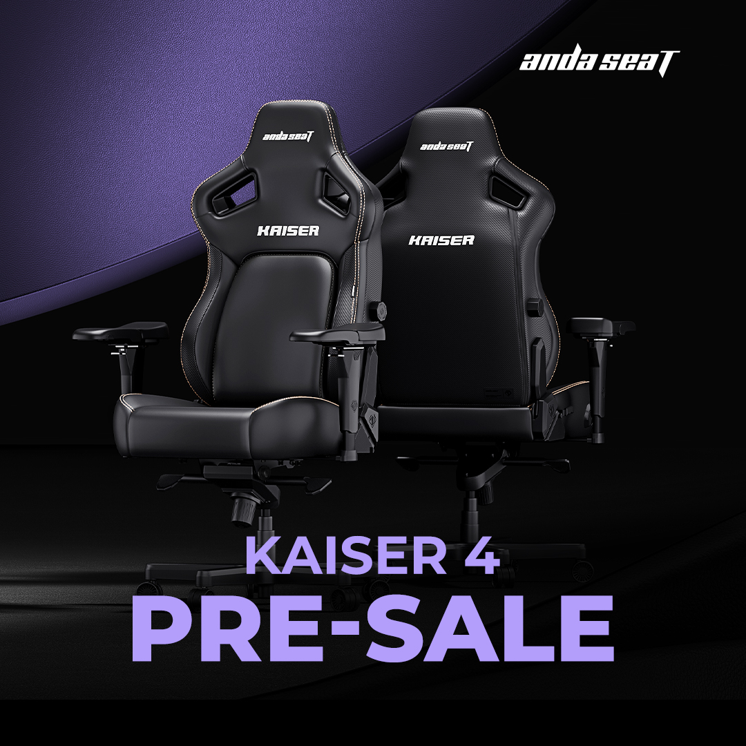 🚨 Attention all gamers! 🎮 The highly anticipated Kaiser 4 gaming chair is finally here and it's now available for pre-sale! 
rb.gy/ugau3p

#andaseat #kaiser4 #homeandaseat #gamingchair  #kaiser3 #gamingsetup