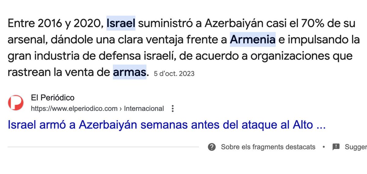 Davidsegarra's tweet photo. @RieraQuer67580 @celito_jones @Miquel_R Sólo hay que abrir los libros de historia o los periódicos. Es problemático dialogar cuando se niegan hechos que NADIE rebate. Israel bombardeó Túnez en 1985 e Iraq en 1981, armó y asesoró a Turquía y Azerbayán en sus ataques a Kurdistán en los 90 y a Armenia hoy en día. Bon dia. https://t.co/cDUaZAChKz
