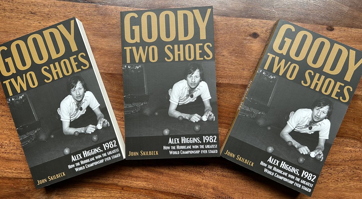 Judgement Day giveaway!
I’m giving away THREE copies of Goody Two Shoes, the book that tells the story of the 1982 Snooker World Championship - Alex Higgins’ title year.
RT this message before 8pm BST on Weds April 17 to be in with a chance to win.
Good luck 🔴⚪️⚫️
(Rule ⬇️)